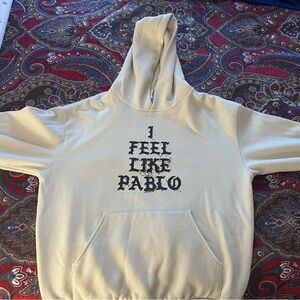 I Feel Like Pablo Beige Hoodie